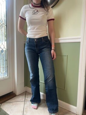 Levi’s vintage Y2K 518 super low boot cut stretch jeans
